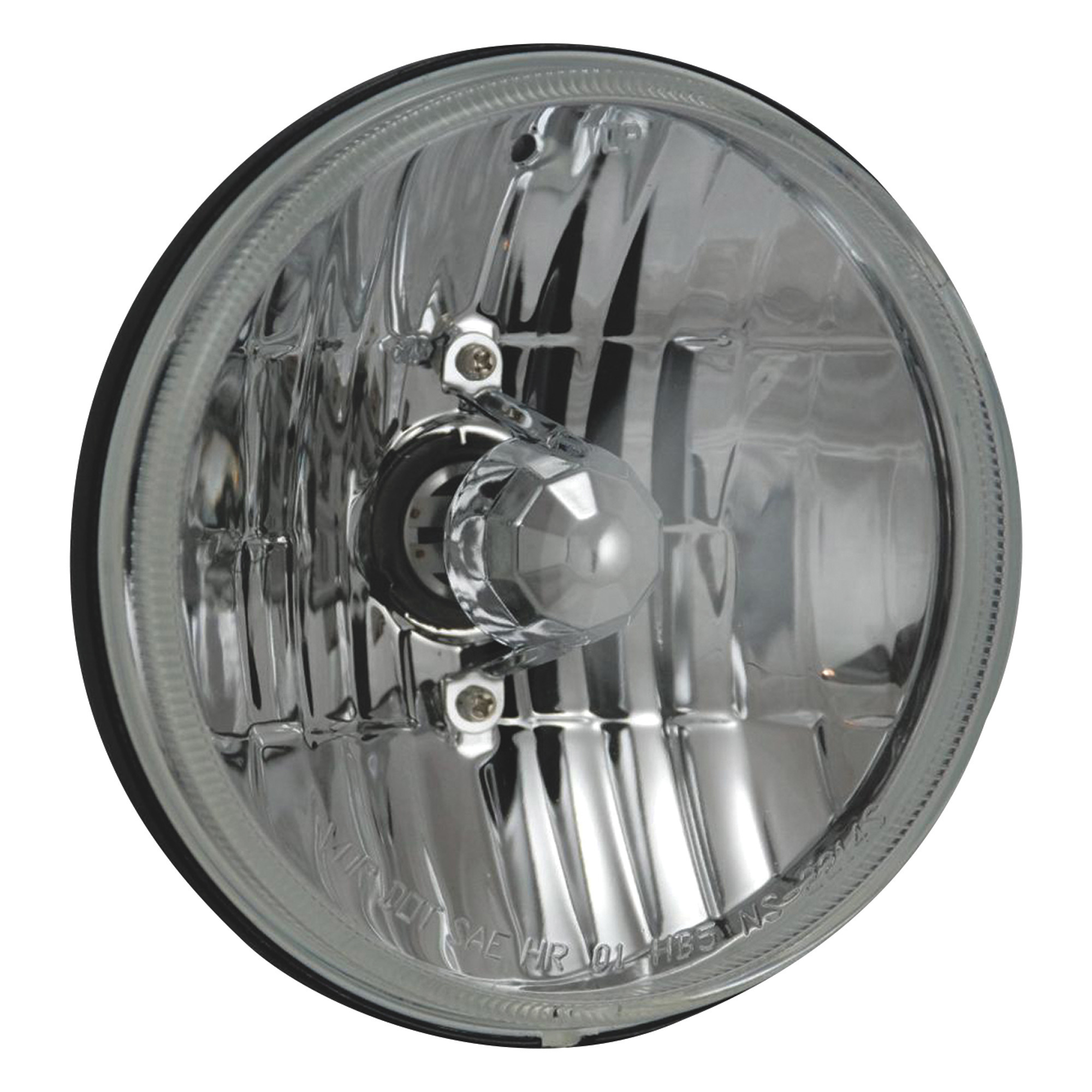 Vision X Sealed Beam Halogen OEM Replacement Headlight - 7in., 55 Watts, 2-Pk., Model# VX-7RD